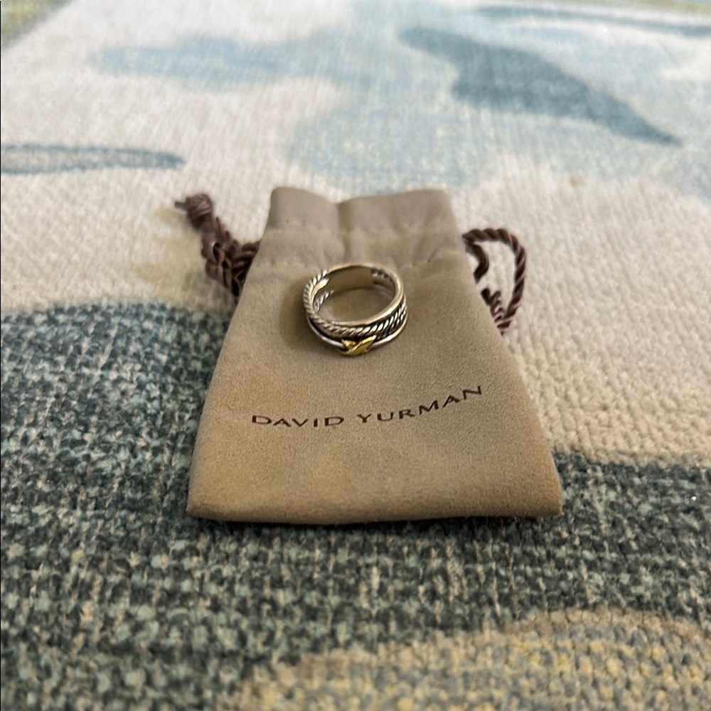 David Yurman X crossover band ring